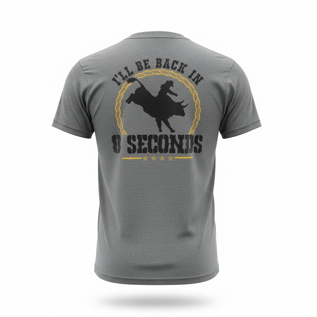 Be Back In 8 Seconds Tee