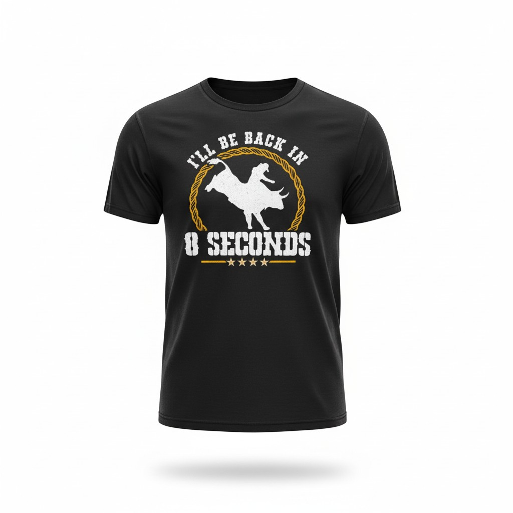 Be Back In 8 Seconds Tee