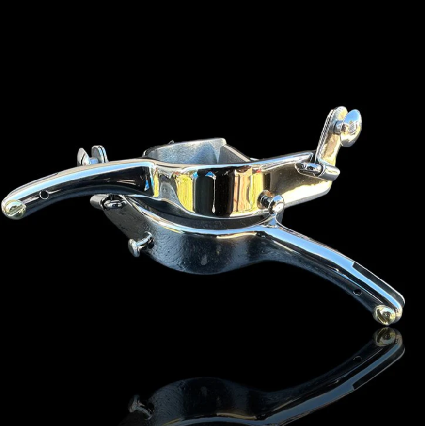 Bull Riding Spurs - Rounded Stainless